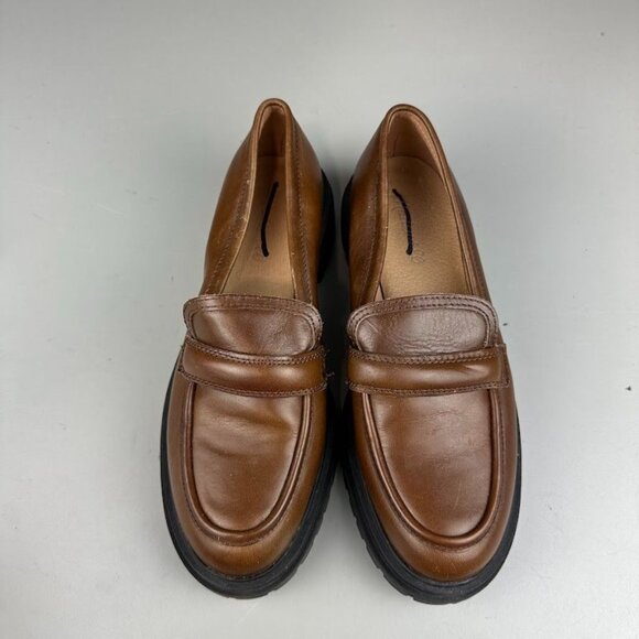 Madewell The Bradley Lugsole Loafer in Leather in Stable Brown - Picture 2 of 6